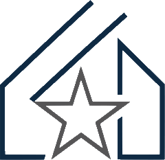 North Texas Home Group logo, a house outline with a Texas star